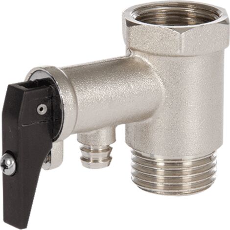 HECAPO Válvula de seguridad Eco para termo eléctrico de agua 10 bar 1/2"