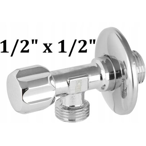 Válvula de seta angular 1/2x1/2 para lavadora y lavavajillas