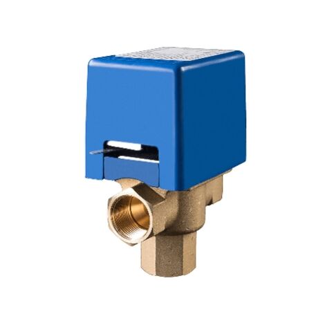 Válvula de zona de 3 vías con microinterruptor auxiliar 3/4 Gas F.