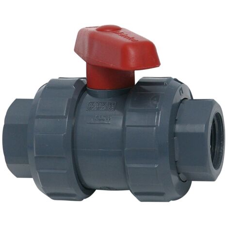 VÁLVULA ESFERA DE PVC 1  AQUA CONTROL