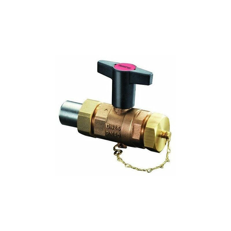 

Válvula ESFERA GIRATORIA. OPTIBAL PN40 DN15, CASQUILLOS Y TAPÓN