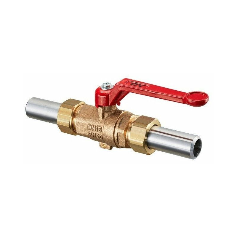 

Válvula ESFERA GIRATORIA. OPTIBAL PN40 DN15, con ENCHUFES SOLDADOS