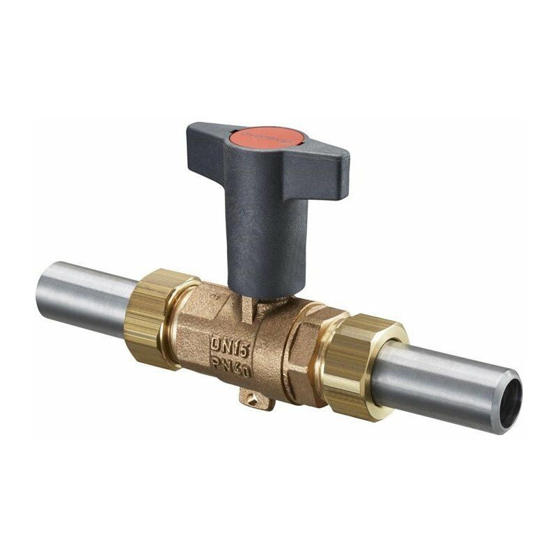 

Válvula ESFERA GIRATORIA. OPTIBAL PN40 DN32, con ENCHUFES SOLDADOS