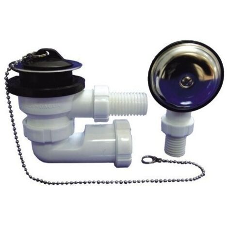 Valvula Fontanero Bañera Ø70-1 1/2" Hor Pvc T-63C Hidrot