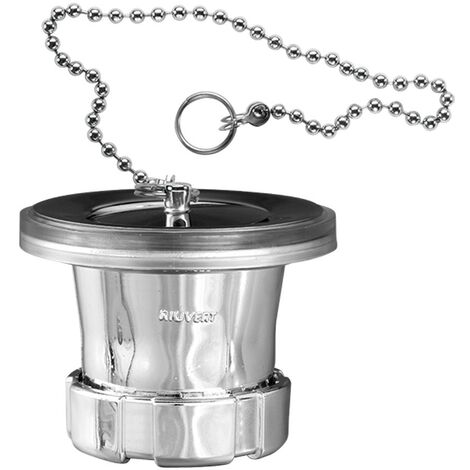 Válvula metalizada con tapón y cadena R-62L - RIUVERT Medidas: 1.1/2"