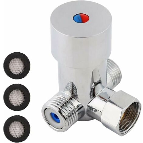Válvula mezcladora de agua fría y caliente YMYNY con rosca estándar G1/2 para grifo automático