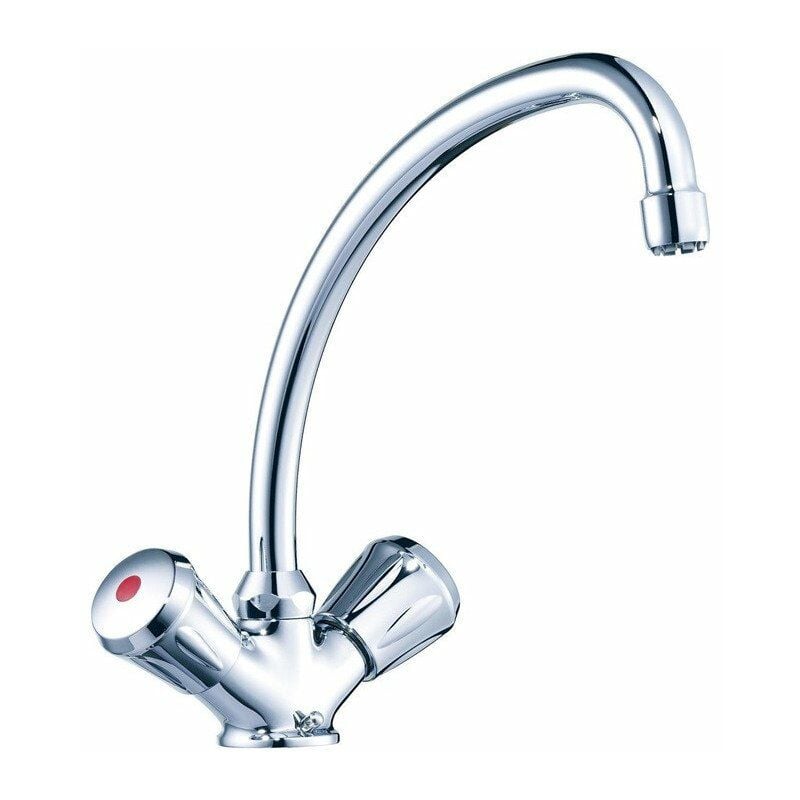 

Válvula mezcladora LP saliente 200 mm, mangueras flexibles cromadas ESTÁNDAR IDEAL