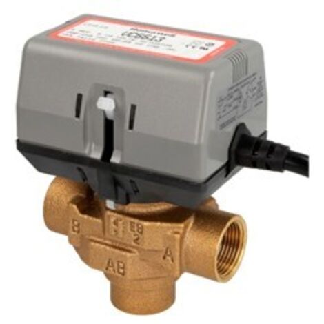 Válvula motorizada de 3 vías 3/4 'con interruptor de límite - HONEYWELL