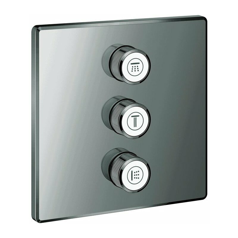 

Válvula oculta GROHTHERM SMARTCONTROL angular, 3 vías grafito duro - Grohe