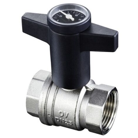 VÁLVULA OPTIBAL FF DN25 con TERMÓMETRO