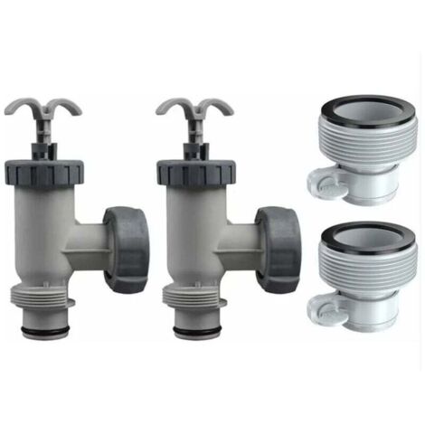 Válvula para Intex de 1500, 2500 y 4000 galones con kits de reemplazo de válvula de pistón