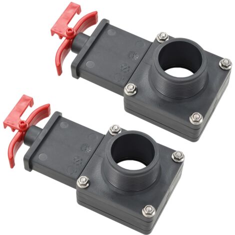 Válvula para piscina 2 unidades 1,5 vidaXL
