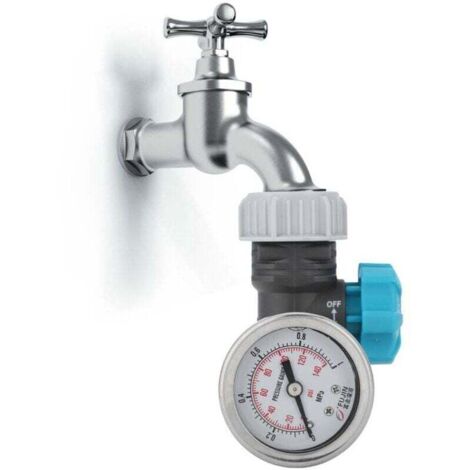 Válvula reductora de presión de agua ajustable, válvula reguladora de presión de agua G3/4 pulg. para riego de invernaderos y jardines.