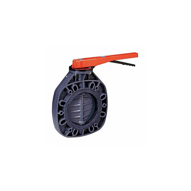 

Cuerpo Válvula Mariposa en PVC Ø90mm PN10 con Maneta de Palanca Alta Calidad y Resitencia - Plantawa