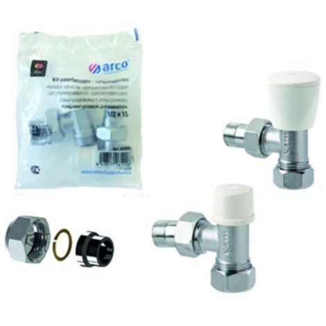 VALVULAS ARCO kit conjunto compresion para cobre kcm15  arco