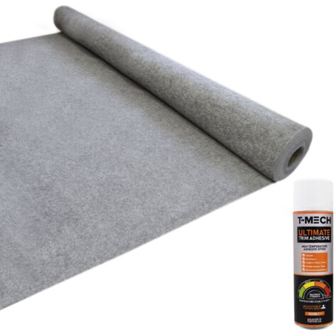 Van Carpet Lining / Smoke & 5 Adhesive Cans