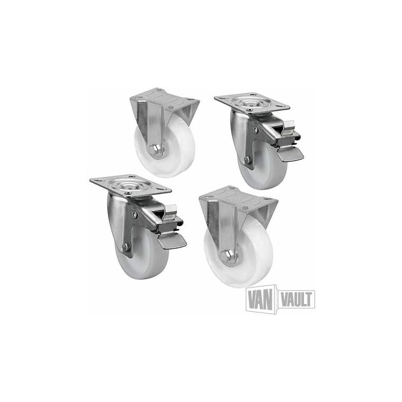 Van Vault - Castor Set (Site & Safe Boxes) 4pk 4pk S10085