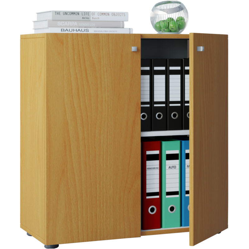 VCM Aktenschrank mit Drehtüren Lona 2 Fächer