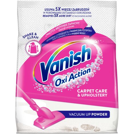 Vanish Oxi Action – Teppichpulver, 650 g – Entfernt 5x mehr Schmutz