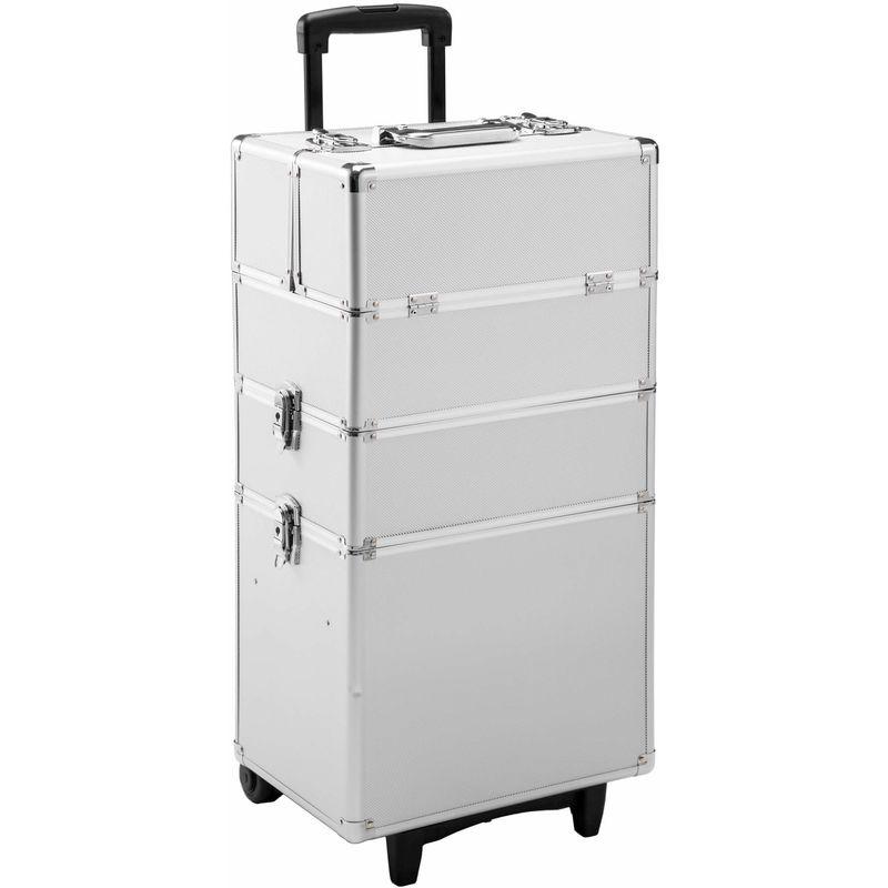 Vanity Case With 3 Levels Makeup Large Bag Box