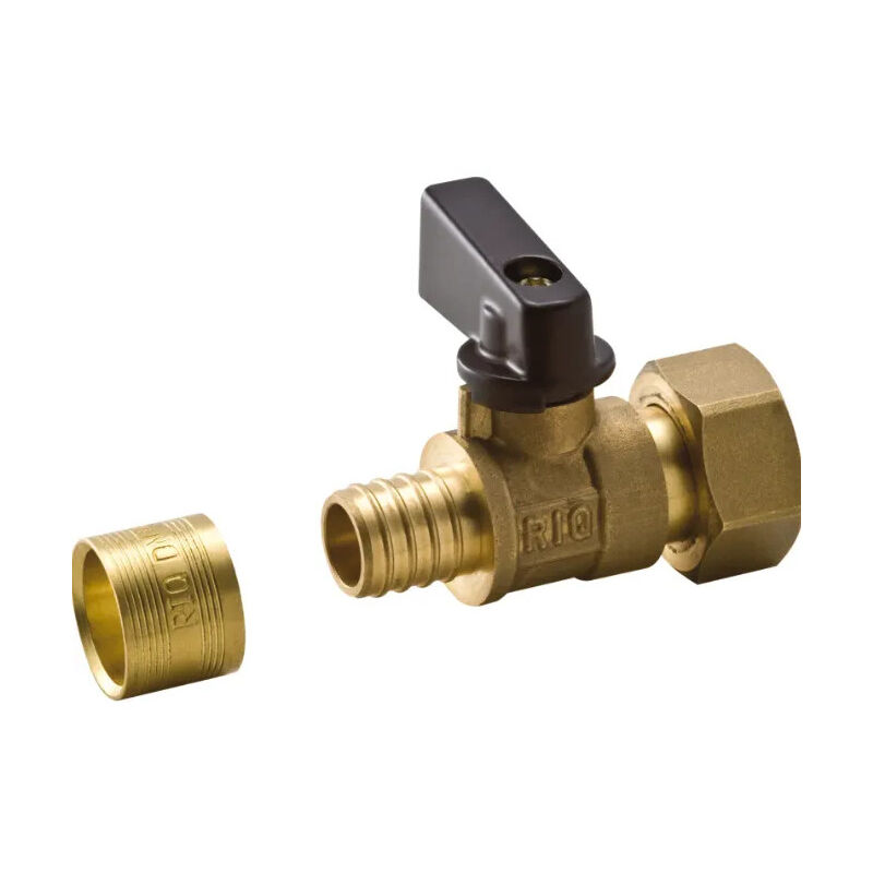 Riquier - Vanne 1/4 t 20x27 pour per diamètre 20mm.