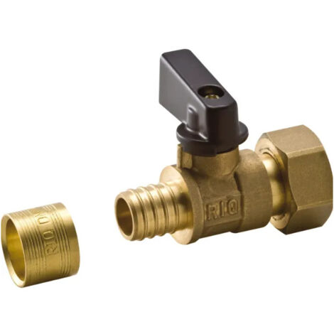 Vanne 1/4 T 20x27 pour PER diamètre 20mm.