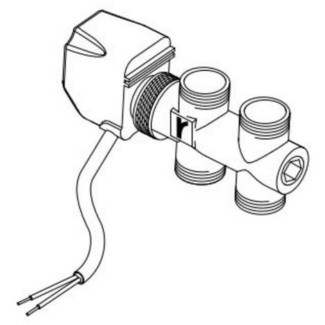 Vanne 3 voies pour ventilo-convecteur 2,7 jusqu'à 3,5 kW