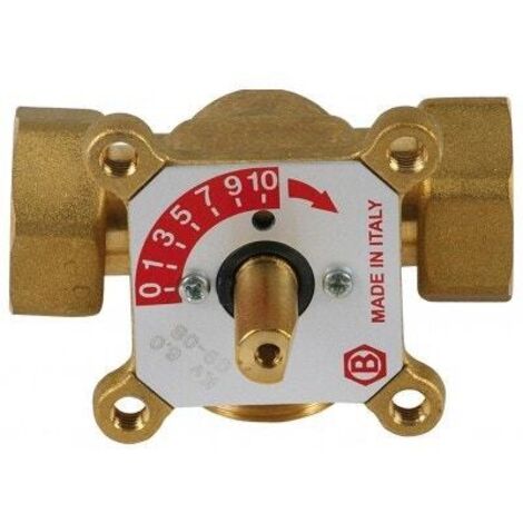 Vanne 3 voies pour plomberie – Tension 230V – Filetage 1/2'' – Performance fiable pour chauffage et circuits d'eau - voies-S19999451
