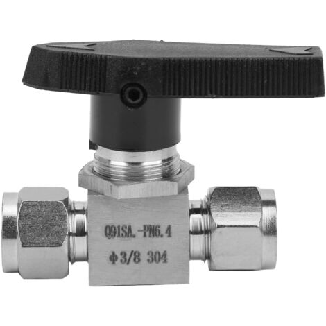 Vanne à aiguille de contrôle de débit haute pression - Acier inoxydable 304 - SS‑44S6Ф3/8