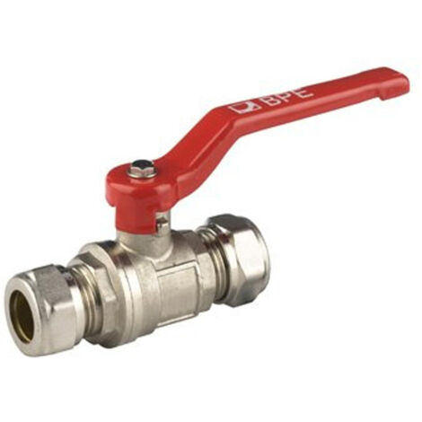 Vanne à bille nickelée modèle lourd 22mm