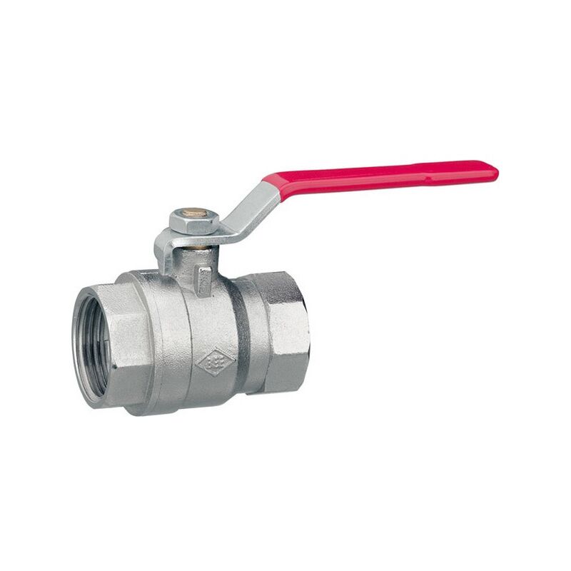 Vanne à boisseau sphérique avec levier, Raccord : 1 pouces, Larg. : nominale 25 mm, oc 38 mm, Long. : 67,0 mm