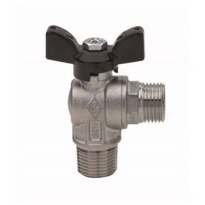 Vanne à boisseau sphérique carrée fil. m att. m pour tuyau flexible uni 9891