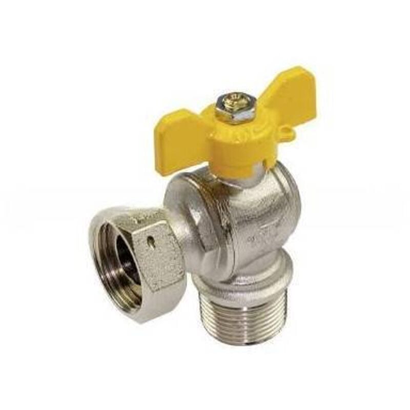 Tiemm - Vanne à boisseau sphérique carrée mâle pour gaz avec pivot