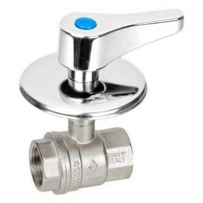 Vanne à boisseau sphérique encastrée avec poignée