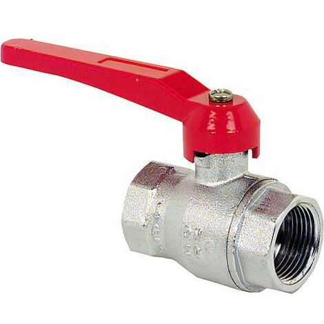 Vanne a boisseau spherique PN20 passage integral, avec levier