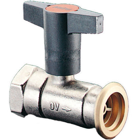 Vanne à boule de pompe Oventrop sans verrouillage MS, versionnée, DN 32 Rp 1 1/4 xG 2