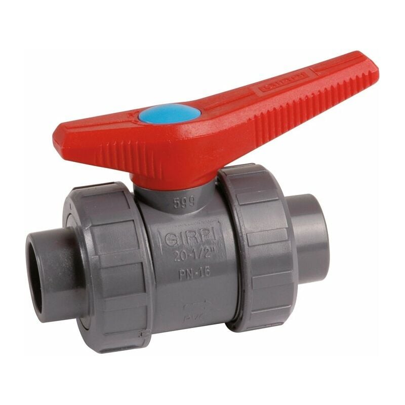 Girpi - Vanne pvc pression noire - diamètre 32 mm