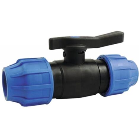 Vanne à compression en polypropylène pour tube PE/PPR, diamètre 63 mm