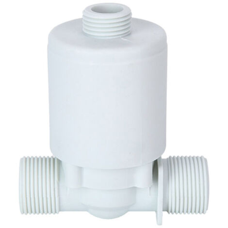 Vanne à flotteur 3/4" pour régulation automatique niveau eau, réservoir, cuve, alimentation latérale, eau claire.