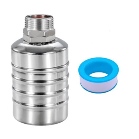 Vanne à flotteur entièrement automatique de 3/4 pouce, vanne de contrôle du niveau d'eau en acier inoxydable 304, adaptée au régulateur automatique du niveau d'eau des réservoirs d'eau