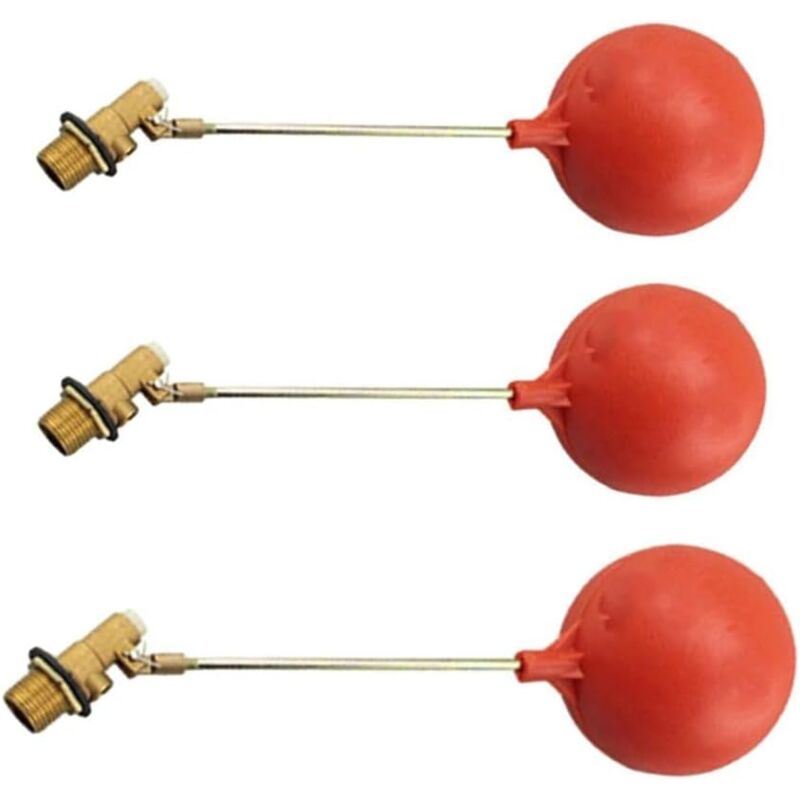 Vanne à flotteur réglable pour niveau d'eau, robinet à flotteur en laiton pour réservoirs d'eau, matériau (DN20)