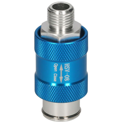 Vanne à glissière manuelle 1/4 pouce, vanne de régulation de débit pneumatique, vanne manuelle en alliage d'aluminium