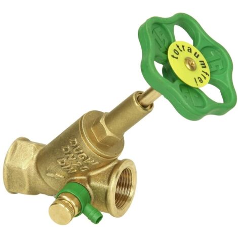 Vanne à passage direct 1 ½’’ FF avec purge et broche montante