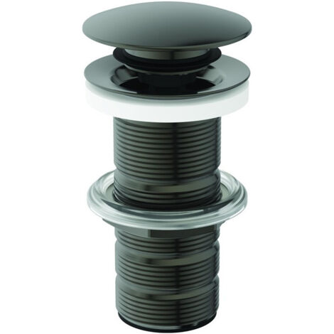 Vanne à poussoir avec tige non fendue, gris magnétique IDEAL STANDARD
