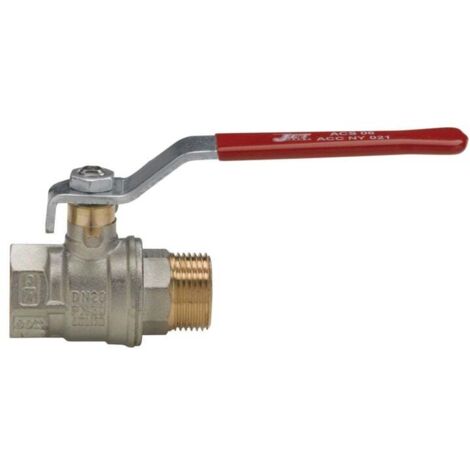 vanne à sphère en laiton - mâle / femelle - 3/8 pouce - altech