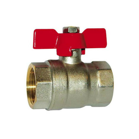 Vanne à sphère en laiton SFERACO manette papillon 3/4" - F.F - 83280 X