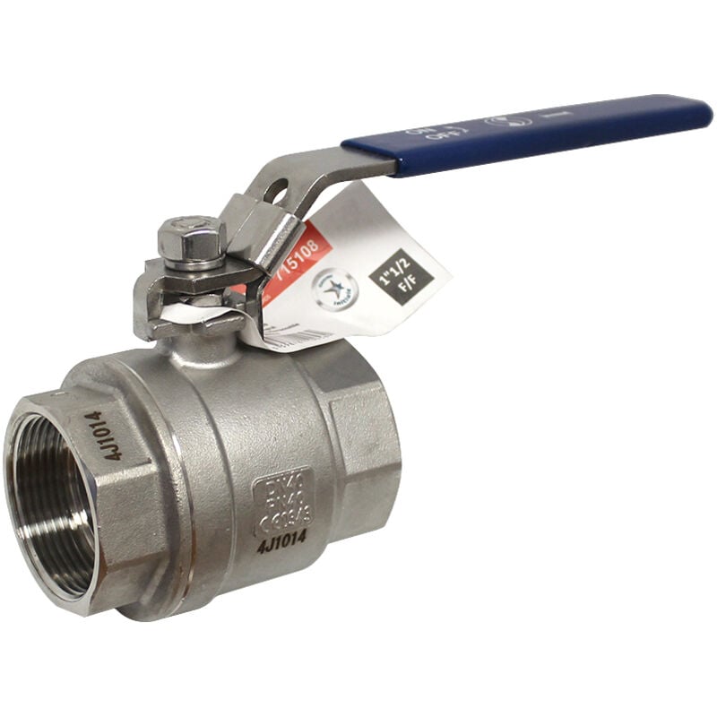 Vanne à sphère inox Femelle/Femelle 1'1/2 (40/49) - PN25 - Gamme Initiale Sferaco