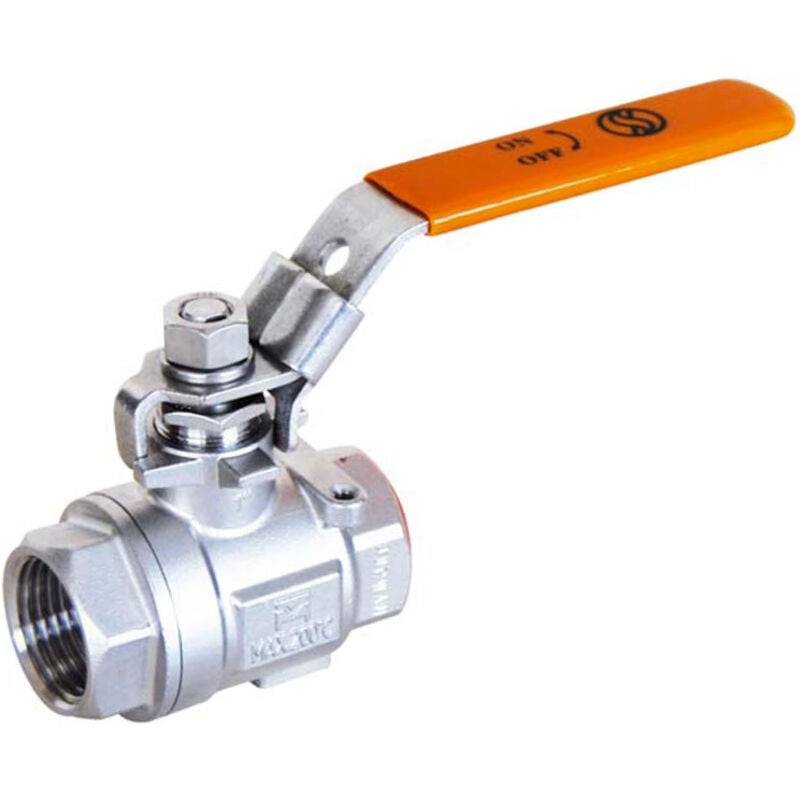 Vanne à sphère inox solaire Femelle/Femelle 1'1/2 (40/49) PN63 Sferaco