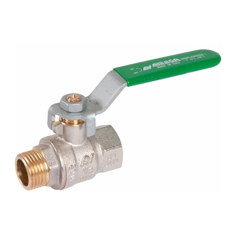 Sferaco - Vanne nf laiton nickelé - mf 1'