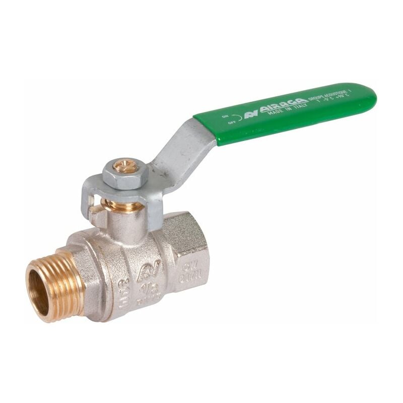 Sferaco - Vanne nf laiton nickelé - mf 1'1/4